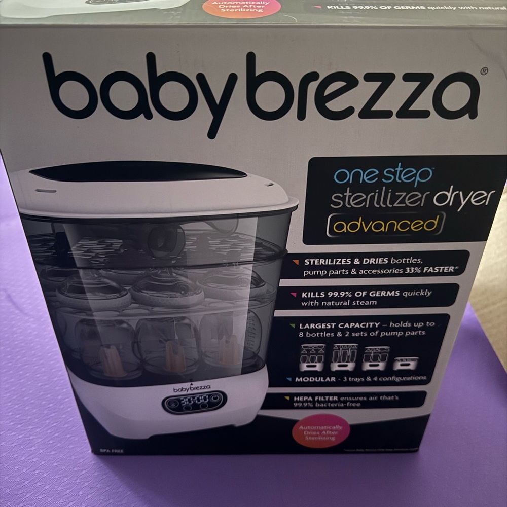 One Step Sterilizer Dryer - Black and White